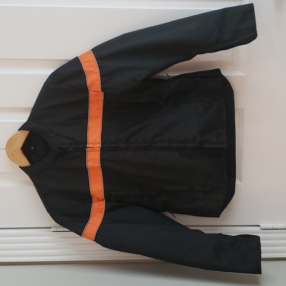 Women's Daniel Donovan muli- weather nylon motorcycle jacket size Small.  Black - Picture 1 of 8